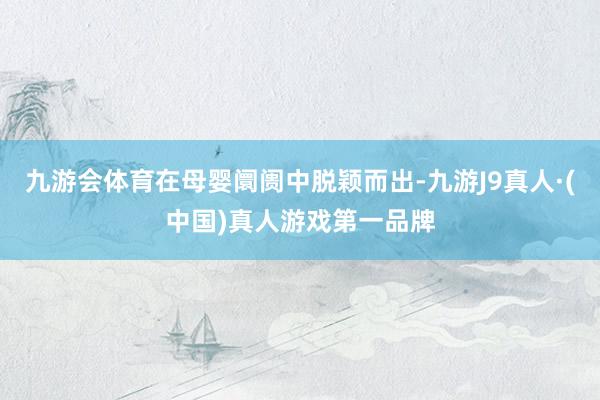 九游会体育在母婴阛阓中脱颖而出-九游J9真人·(中国)真人游戏第一品牌