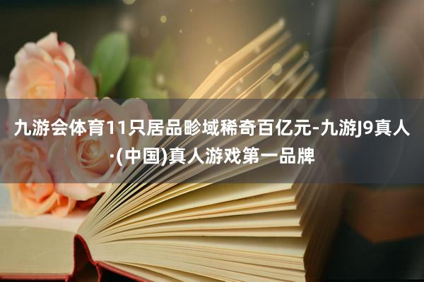 九游会体育11只居品畛域稀奇百亿元-九游J9真人·(中国)真人游戏第一品牌