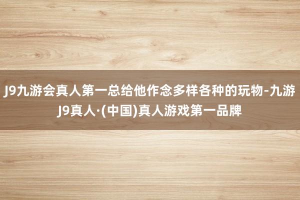 J9九游会真人第一总给他作念多样各种的玩物-九游J9真人·(中国)真人游戏第一品牌